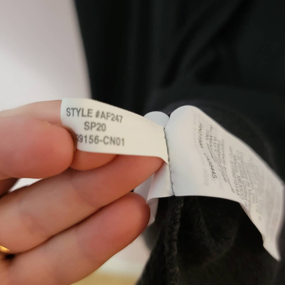 Madewell Cross-Front Button Dress Black Size Small - Picture 7 of 7